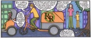 No oil spills in this picture! ("LOTS" stands for Local Organic Transport Systems, by the way.)
