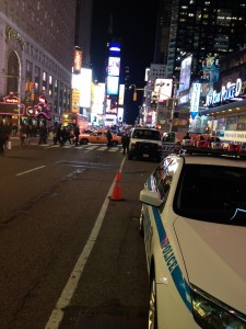 Motor Assault Van hurrying to park illegally