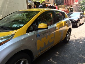 NYC TLC invests in emissions marketing on toxic taxis - when do pedicabs get the treatment.